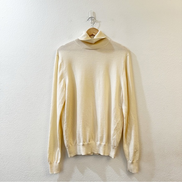 SUITSUPPLY Merino Wool Men's Turtleneck Long Sleeve Pullover Sweater Size XL - Picture 1 of 7